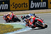 Pedrosa puede con todos en los primeros libres de Francia.