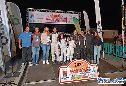 Cristian del Castillo y Alejandra Mesa inauguraron el palmarés del Rallye Show Tenerife Costa Adeje Trofeo The Duke Shops