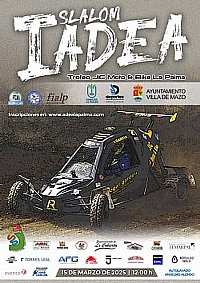 El I Slalom Adea Trofeo JIC Moto & Bike La Palma, el sábado 15 de marzo.